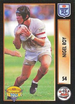 1994 Dynamic Rugby League Series 2 #54 Nigel Roy Front